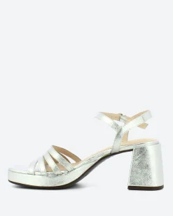 Wonders - G-6801 Heel in Plata Laminato