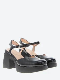 Wonders - H-4951 Mary Jane in Black Sauvage