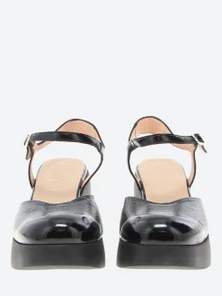 Wonders - H-4951 Mary Jane in Black Sauvage