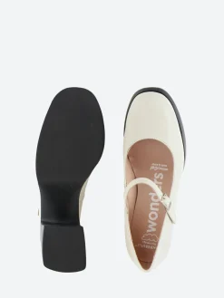 Wonders - H-4926 Mary Jane in Off White Iseo