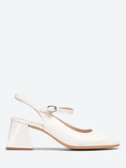 Wonders - H-6307 Slingback Heels in White