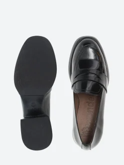 Wonders - Heel Loafer in Black Regata