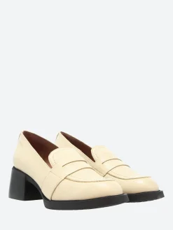 Wonders - Heel Loafer in Cream Wild