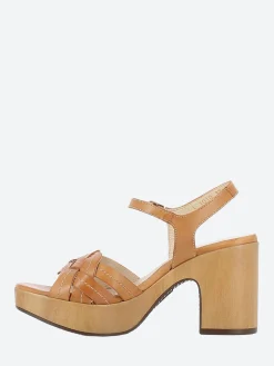 Wonders - Palm Sandal in Cognac