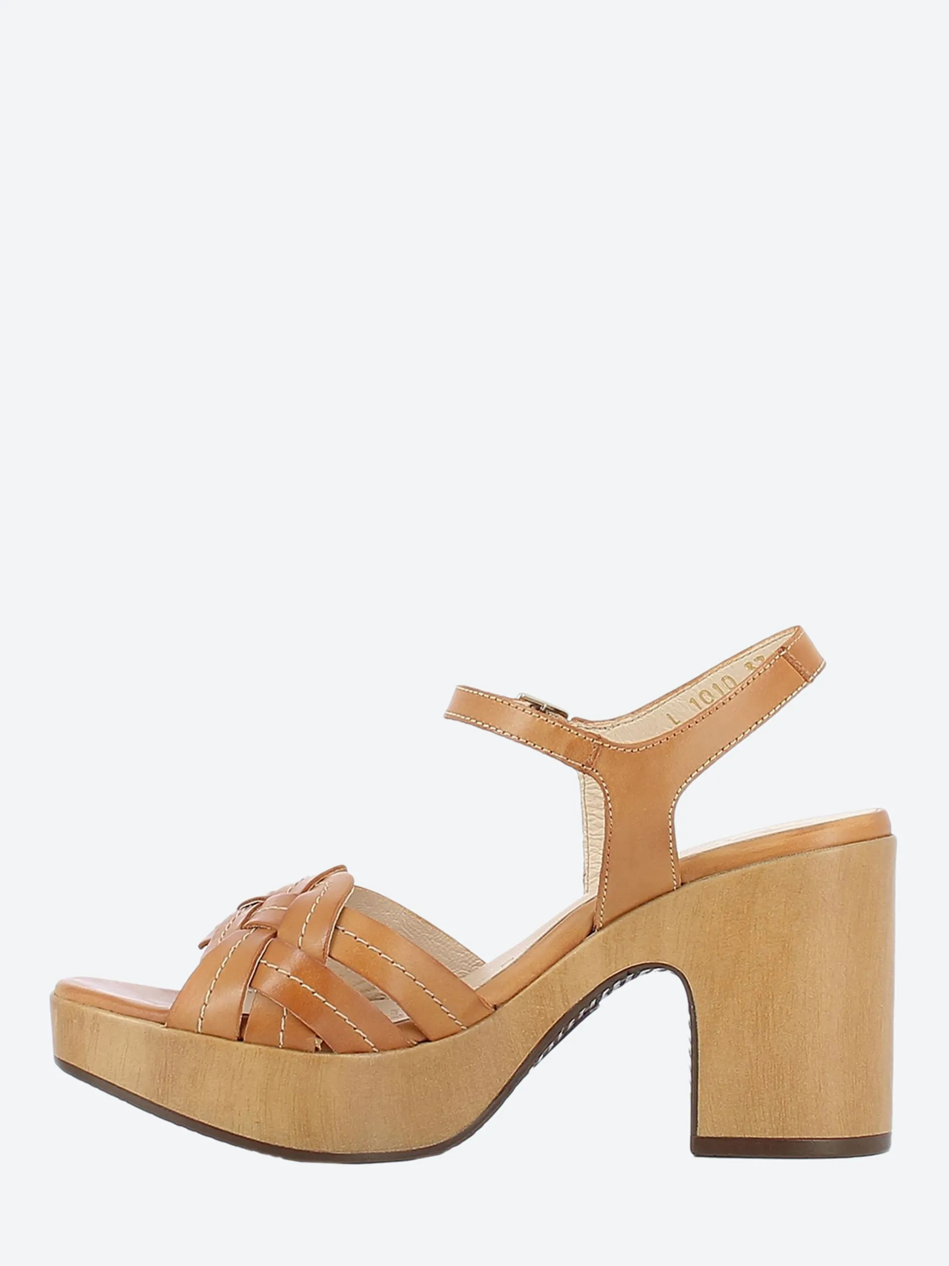 Wonders - Palm Sandal in Cognac