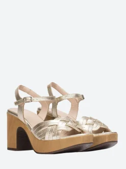 Wonders - Palm Sandal in Platino Glow