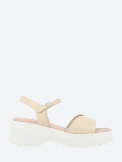 Wonders - Platform Sandal in Natural Wild