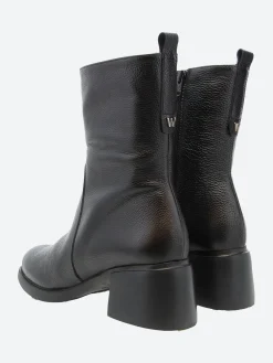 Wonders - Size Zip Boot in Black Wild