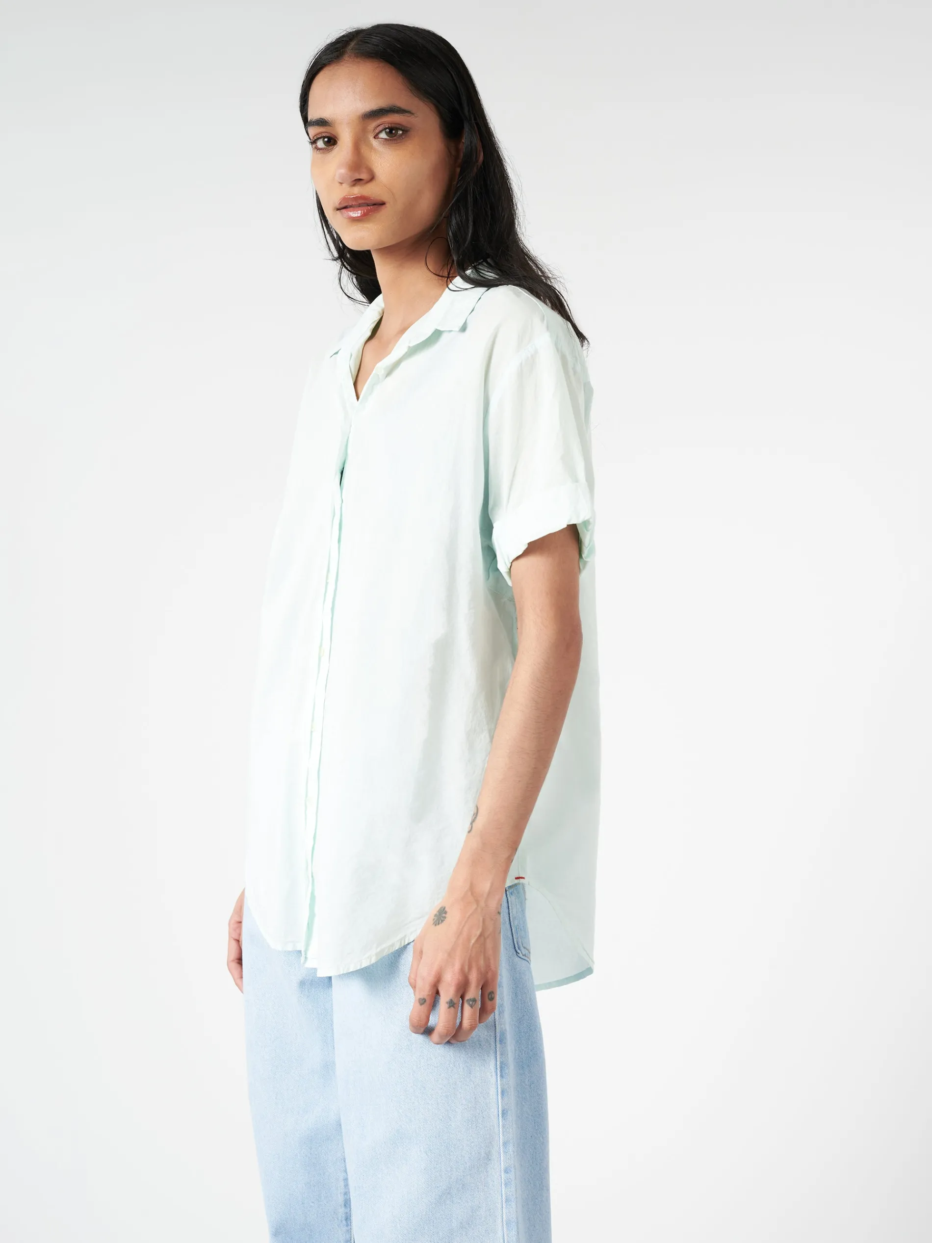 Xirena - Channing Shirt in Aqua