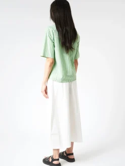Xirena - Gracie Shirt in Matcha Stripe (Green)