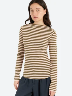 YMC - Charlotte Top in Olive and Pink