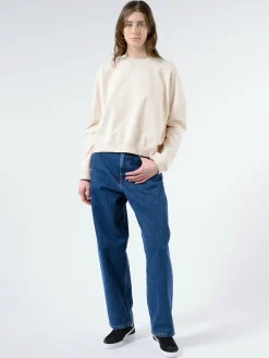 YMC - Earth Almost Grown Sweatshirt in Ecru Marl