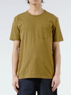 YMC - Earth Wild Ones Pocket Tee in Olive
