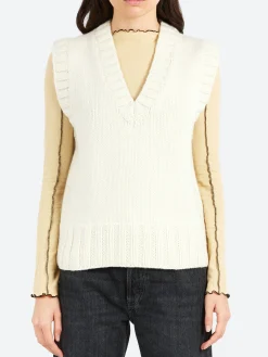 YMC - Heidi Vixen Vest in Cream