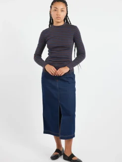 YMC - High Rain Top in Brown and Navy