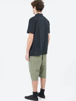 YMC - Malick Shirt in Black and Green