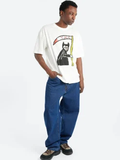 YMC - Triple Vixen T-Shirt in Off White